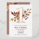 Search for rose gold 1st birthday invitations Bohemian