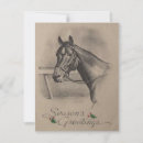 Search for horse holiday cards Vintage