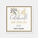 Search for silver and black napkins New years eve