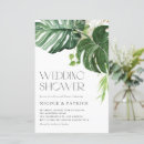 Search for monstera leaves wedding invitations Watercolor