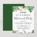 Search for surprise retirement invitations Floral