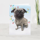 Search for pug christmas cards Puppies