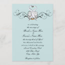 Search for swan wedding invitations Blue