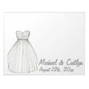 Search for wedding notepads Bride