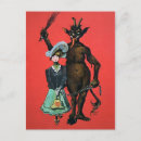 Search for vintage german postcards Krampus