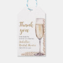 Search for bridal shower gift tags Champagne