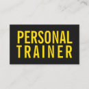 Search for exercise business cards trainer