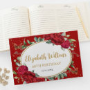 Search for 80th birthday party guest books for her