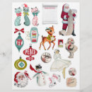 Search for christmas scrapbook paper Vintage