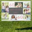 Search for 60th birthday outdoor signs Celebration