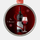 Search for wine glass ornaments Red