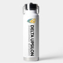 Search for college logo water bottles Delta upsilon