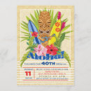 Search for aloha birthday invitations Tiki