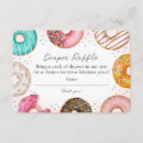 Search for donuts and diapers invitations Sprinkled with love