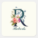 Search for gold r monogram stickers Floral