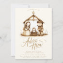Search for jesus invitations Nativity scene