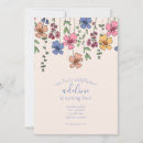 Search for wildflowers birthday invitations Girl