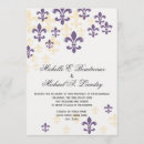 Search for fleur de lis wedding invitations France