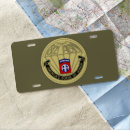 Search for airborne license plates Military
