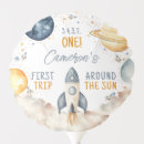 Search for first trip around the sun birthday Rocket ship