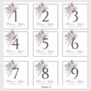 Search for burgundy table cards Number