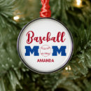 Search for baseball mom ornaments Sports