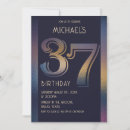 Search for 37th birthday invitations Elegant