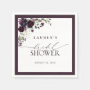 Search for plum napkins Bridal shower