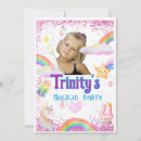 Search for double sided birthday invitations Rainbow