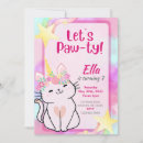 Search for unicorn cat invitations Kids