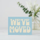 Search for we have moved postcards Minimalist