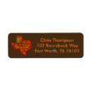 Search for state texas return address labels Red