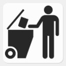 Search for garbage bin stickers Can