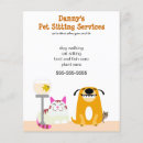 Search for pet sitter flyers Animal care