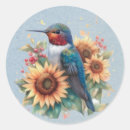 Search for hummingbird stickers Watercolor