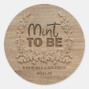 Search for mint to be stickers Rustic