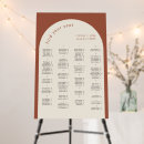 Search for wedding seating charts Terracotta