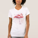 Search for flamingo womens tshirts Watercolor