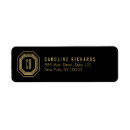 Search for art deco return address labels Stylish
