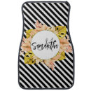 Search for floral car floor mats Calligraphy