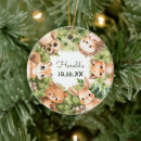 Search for woodland animals baby ornaments Boy