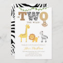Search for zoo 2nd birthday invitations Lion