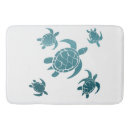 Search for sea turtle bath mats Ocean waves