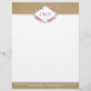 Search for floral letterhead Rustic