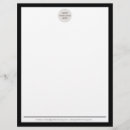 Search for black and white letterhead Business