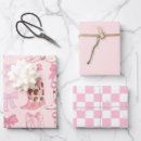 Search for pink bow wrapping paper Whimsical