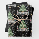 Search for chemistry wrapping paper Santa