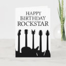 Search for rock and roll birthday cards Guitarist