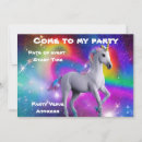 Search for space unicorn invitations Kids
