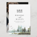 Search for lake save the dates Rustic
